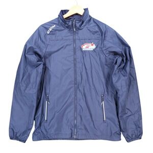 CCM USA Hockey Jacket Mens S Navy Blue Excellent Lightweight Windbreaker